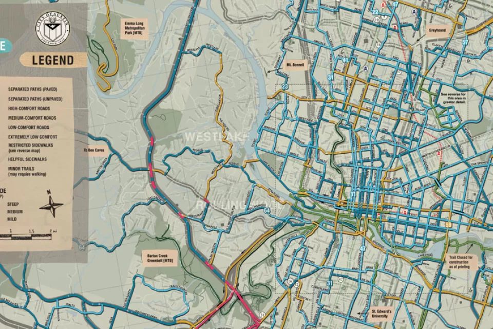 Austin Bike Map